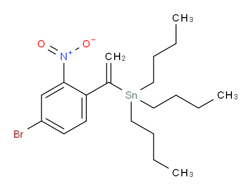 (1-(4-bromo-2-nitrophenyl)vinyl)tributylstannane