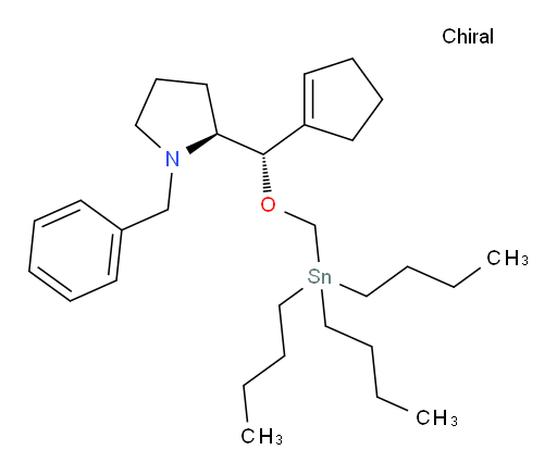 (S)-1-benzyl-2-((S)-cyclopent-1-en-1-yl((tributylstannyl)methoxy)methyl)pyrrolidine