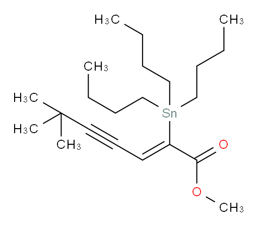 (Z)-methyl 6,6-dimethyl-2-(tributylstannyl)hept-2-en-4-ynoate