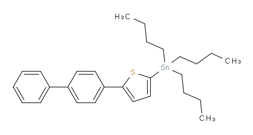 (5-([1,1'-biphenyl]-4-yl)thiophen-2-yl)tributylstannane