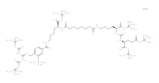 (7S,22S,26S)-tetra-tert-butyl 1,9,16,24-tetraoxo-1-(4-(((2,2,10,10-tetramethyl-4,8-dioxo-3,9-dioxa-5,7-diazaundecan-6-ylidene)amino)methyl)-3-(trimethylstannyl)phenyl)-2,8,17,23,25-pentaazaoctacosane-7,22,26,28-tetracarboxylate