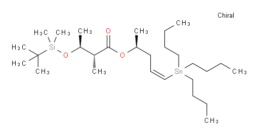 (2R,3S)-(S,Z)-5-(tributylstannyl)pent-4-en-2-yl 3-((tert-butyldimethylsilyl)oxy)-2-methylbutanoate