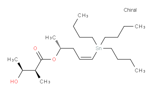 (2S,3S)-(R,Z)-5-(tributylstannyl)pent-4-en-2-yl 3-hydroxy-2-methylbutanoate