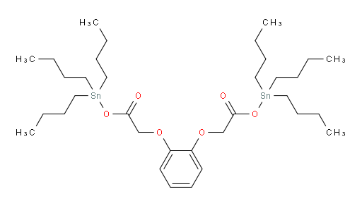bis(tributylstannyl) 2,2'-(1,2-phenylenebis(oxy))diacetate