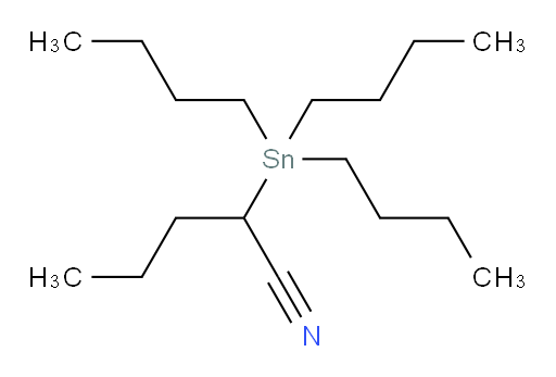 2-(tributylstannyl)pentanenitrile