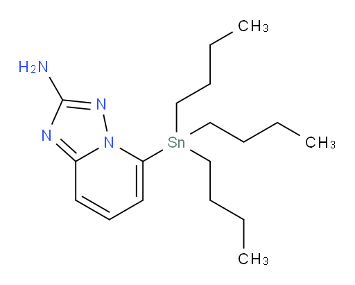 5-(tributylstannyl)-[1,2,4]triazolo[1,5-a]pyridin-2-amine