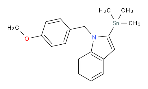 1-(4-methoxybenzyl)-2-(trimethylstannyl)-1H-indole