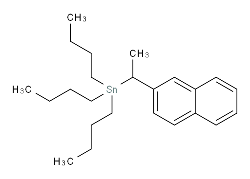 tributyl(1-(naphthalen-2-yl)ethyl)stannane