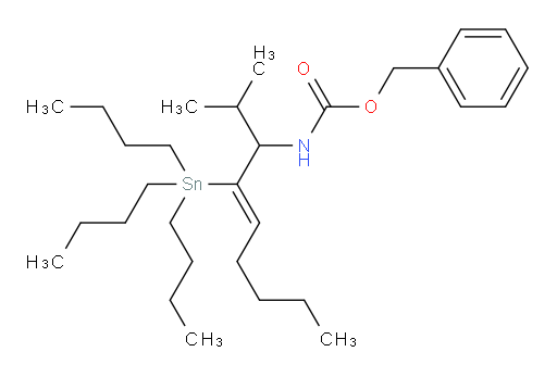 (Z)-benzyl (2-methyl-4-(tributylstannyl)non-4-en-3-yl)carbamate