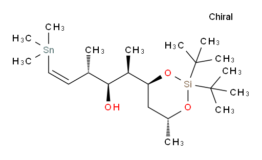 (2R,3S,4S,Z)-2-((4S,6R)-2,2-di-tert-butyl-6-methyl-1,3,2-dioxasilinan-4-yl)-4-methyl-6-(trimethylstannyl)hex-5-en-3-ol