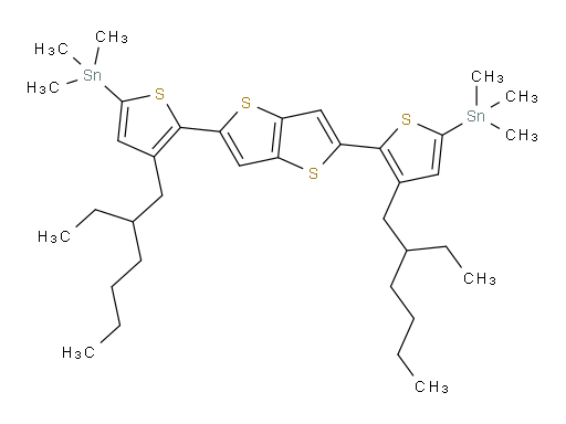 2,5-bis(3-(2-ethylhexyl)-5-(trimethylstannyl)thiophen-2-yl)thieno[3,2-b]thiophene