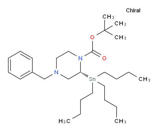 (R)-tert-butyl 4-benzyl-2-(tributylstannyl)piperazine-1-carboxylate