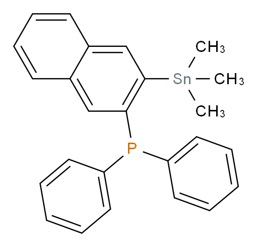 diphenyl(3-(trimethylstannyl)naphthalen-2-yl)phosphine