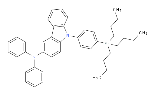 N,N-diphenyl-9-(4-(tributylstannyl)phenyl)-9H-carbazol-3-amine