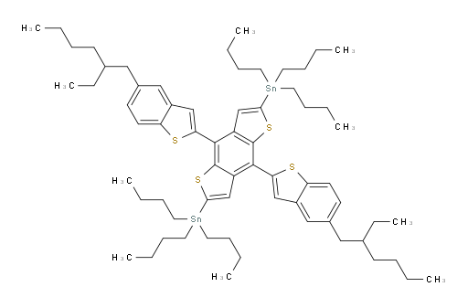 (4,8-bis(5-(2-ethylhexyl)benzo[b]thiophen-2-yl)benzo[1,2-b:4,5-b']dithiophene-2,6-diyl)bis(tributylstannane)