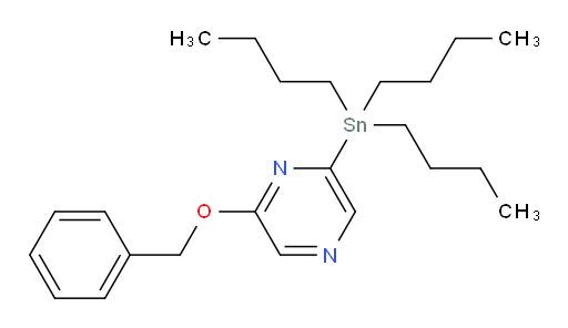 2-(benzyloxy)-6-(tributylstannyl)pyrazine