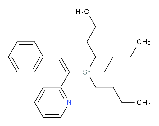 (E)-2-(2-phenyl-1-(tributylstannyl)vinyl)pyridine