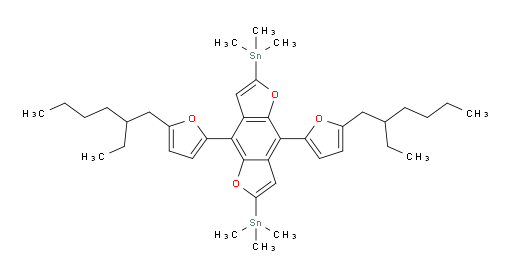 (4,8-bis(5-(2-ethylhexyl)furan-2-yl)benzo[1,2-b:4,5-b']difuran-2,6-diyl)bis(trimethylstannane)
