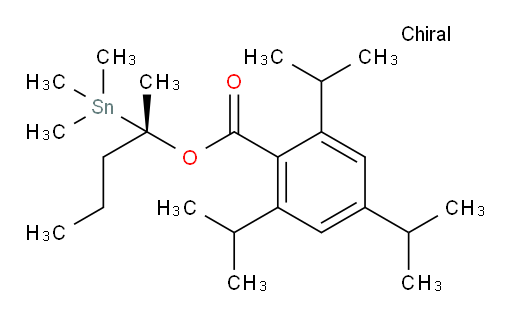 (S)-2-(trimethylstannyl)pentan-2-yl 2,4,6-triisopropylbenzoate