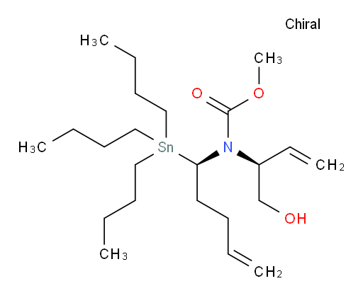 methyl ((S)-1-hydroxybut-3-en-2-yl)((R)-1-(tributylstannyl)pent-4-en-1-yl)carbamate