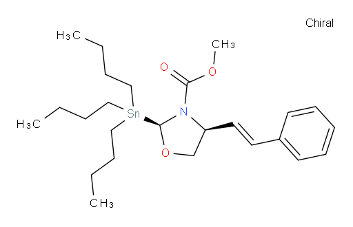 (2S,4S)-methyl 4-((E)-styryl)-2-(tributylstannyl)oxazolidine-3-carboxylate