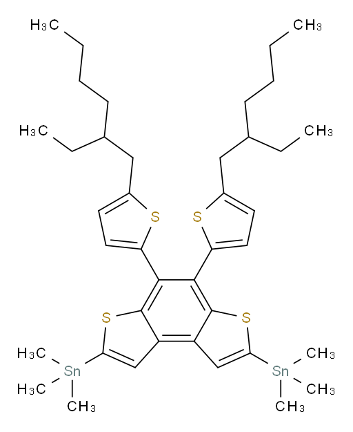 (4,5-bis(5-(2-ethylhexyl)thiophen-2-yl)benzo[1,2-b:4,3-b']dithiophene-2,7-diyl)bis(trimethylstannane)