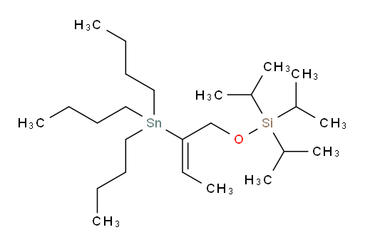 (E)-triisopropyl((2-(tributylstannyl)but-2-en-1-yl)oxy)silane