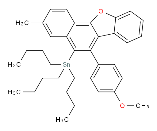 tributyl(6-(4-methoxyphenyl)-3-methylnaphtho[1,2-b]benzofuran-5-yl)stannane