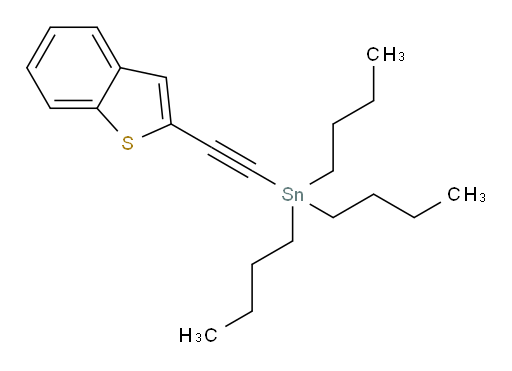 (benzo[b]thiophen-2-ylethynyl)tributylstannane