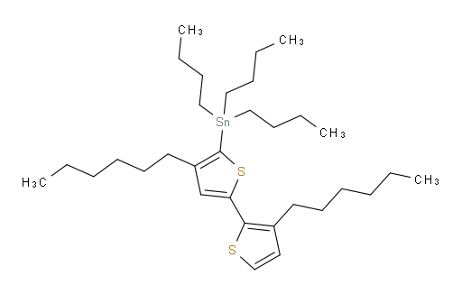 tributyl(3',4-dihexyl-[2,2'-bithiophen]-5-yl)stannane