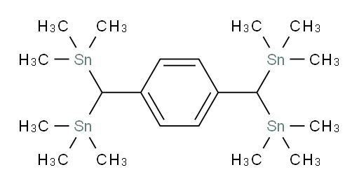 1,4-bis(bis(trimethylstannyl)methyl)benzene