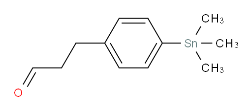 3-(4-(trimethylstannyl)phenyl)propanal