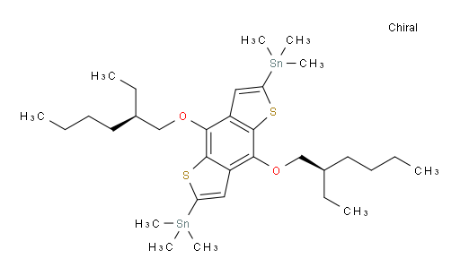(4,8-bis(((R)-2-ethylhexyl)oxy)benzo[1,2-b:4,5-b']dithiophene-2,6-diyl)bis(trimethylstannane)