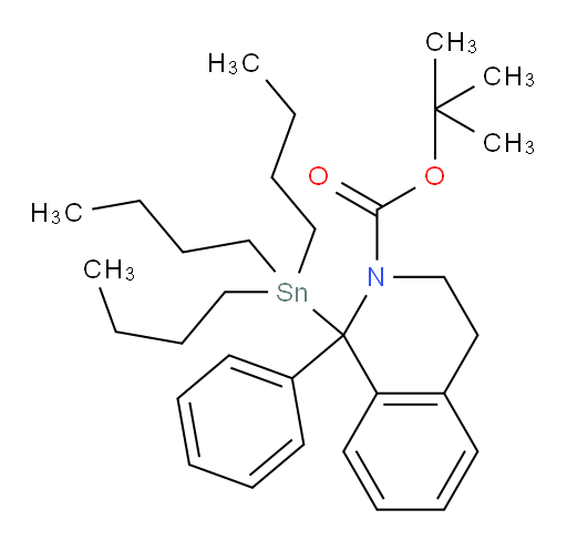 tert-butyl 1-phenyl-1-(tributylstannyl)-3,4-dihydroisoquinoline-2(1H)-carboxylate
