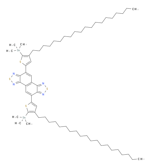 5,10-bis(4-icosyl-5-(trimethylstannyl)thiophen-2-yl)naphtho[1,2-c:5,6-c']bis([1,2,5]thiadiazole)