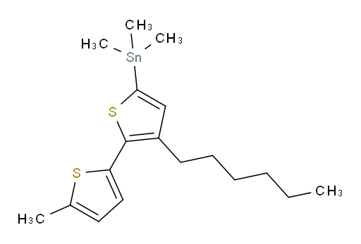 (3-hexyl-5'-methyl-[2,2'-bithiophen]-5-yl)trimethylstannane