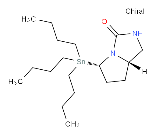 (5S,7aS)-5-(tributylstannyl)tetrahydro-1H-pyrrolo[1,2-c]imidazol-3(2H)-one