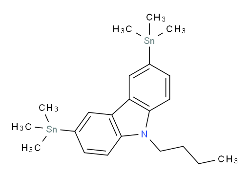 9-butyl-3,6-bis(trimethylstannyl)-9H-carbazole