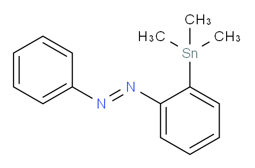 (E)-1-phenyl-2-(2-(trimethylstannyl)phenyl)diazene