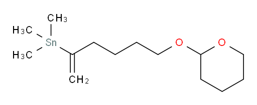 trimethyl(6-((tetrahydro-2H-pyran-2-yl)oxy)hex-1-en-2-yl)stannane