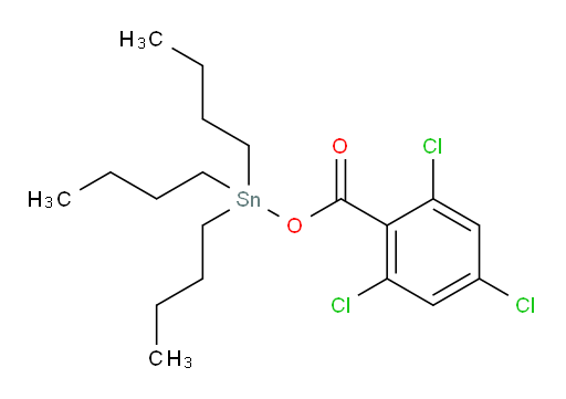 tributylstannyl 2,4,6-trichlorobenzoate
