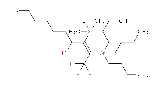 (Z)-1,1,1-trifluoro-2-(tributylstannyl)-3-(trimethylsilyl)dec-2-en-4-ol