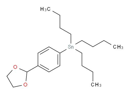 (4-(1,3-dioxolan-2-yl)phenyl)tributylstannane