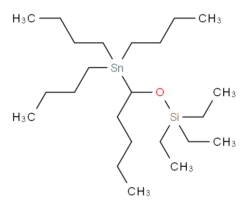 triethyl((1-(tributylstannyl)pentyl)oxy)silane