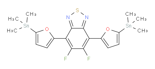 5,6-difluoro-4,7-bis(5-(trimethylstannyl)furan-2-yl)benzo[c][1,2,5]thiadiazole