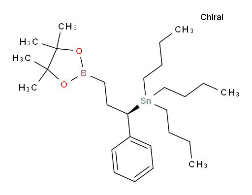 (R)-tributyl(1-phenyl-3-(4,4,5,5-tetramethyl-1,3,2-dioxaborolan-2-yl)propyl)stannane