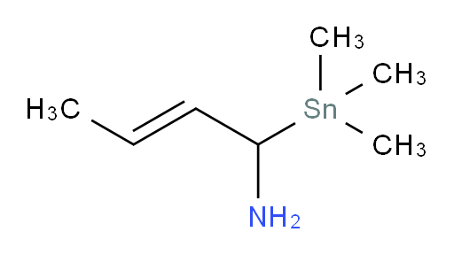 (E)-1-(trimethylstannyl)but-2-en-1-amine