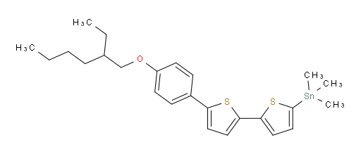 (5'-(4-((2-ethylhexyl)oxy)phenyl)-[2,2'-bithiophen]-5-yl)trimethylstannane