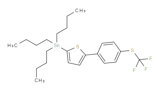tributyl(5-(4-((trifluoromethyl)thio)phenyl)thiophen-2-yl)stannane