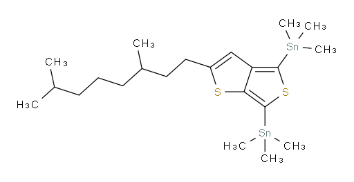 (2-(3,7-dimethyloctyl)thieno[3,4-b]thiophene-4,6-diyl)bis(trimethylstannane)